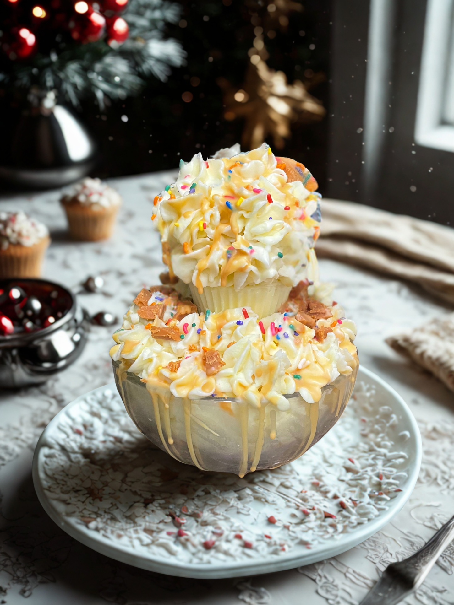 Cupcake Ice Cream Bowl