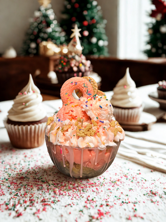 Doughnut Ice Cream Cookie Bowl